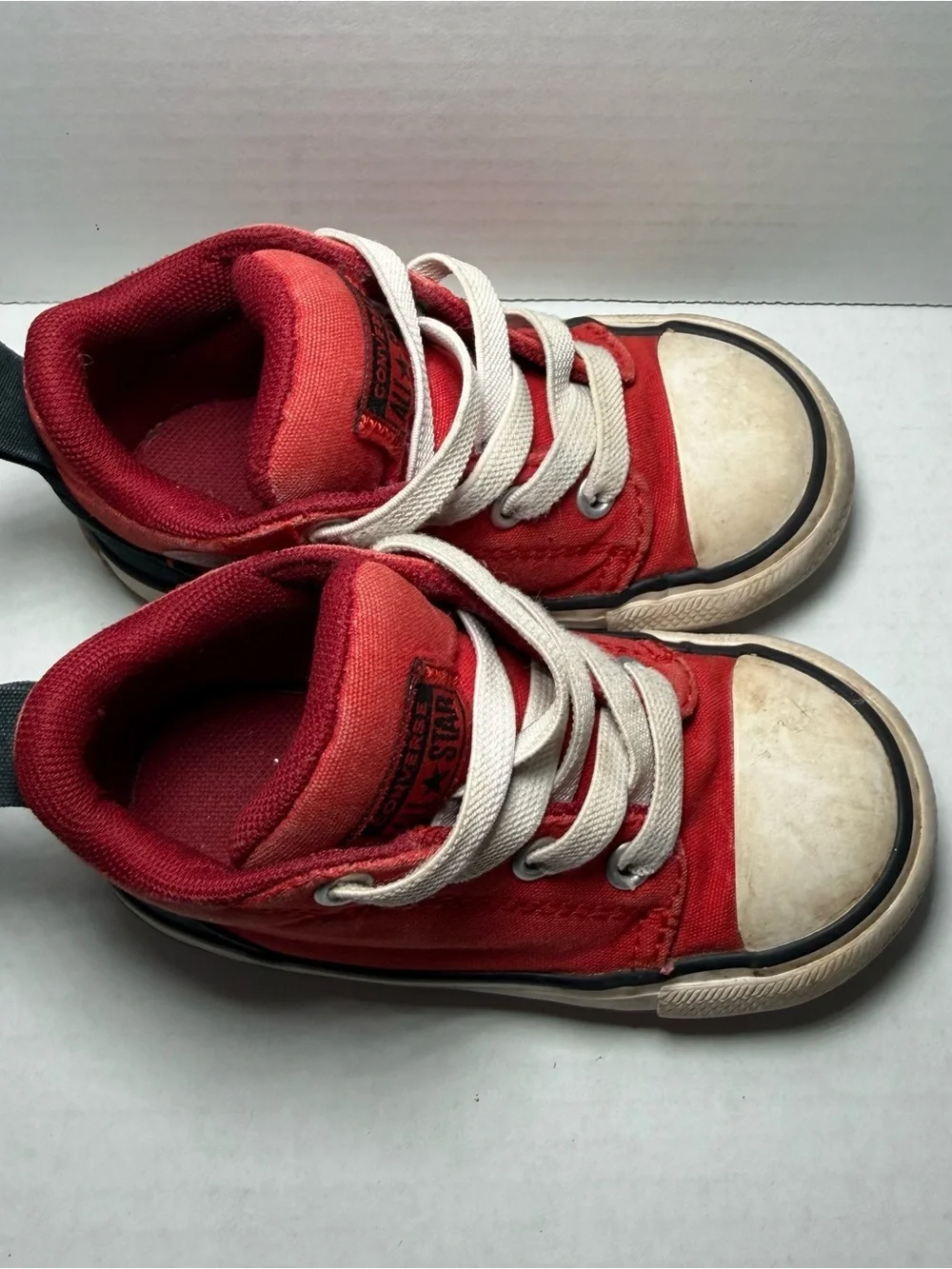 Converse Toddler Red All Star High Top Sneakers Size 6